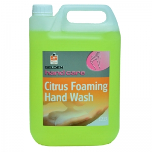 B7002F Foaming citrus luxury handwash A luxury, high foaming hand soap, ideal for use in hotels, washrooms, powder rooms, bathrooms, offices and commerical premises. , bulk fill, foaming, lemon soap 5lt