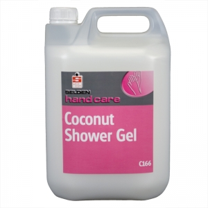 B7008 Shower Gel Coconut fragrance Hand, hair & body wash  Selden, C166, bulk fill 5lt
