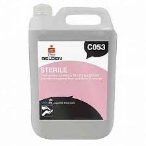 Selden Sterile Alcohol hand sanitiser gel - 5lt - Certified to EN 1276, EN 1500 and EN 14476