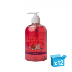 12 x Rose Spirit & Ginger Oil handwash 500ml