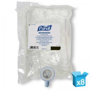 B712156 PURELL Advanced Hygienic Hand Rub NXT 1000ml Refill - manual  GJ-2156-08 8x1lt