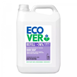 B7400LA Ecover handwash refill Lavender & Aloe Vera 5lt    5lt