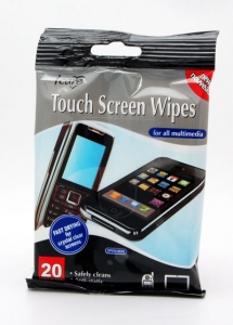 Screen wipes x20 - Touch screen antibacterial wipes