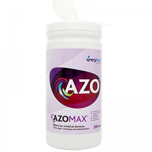 AzoMax canister 200 disinfectant wipes case 12 x 200