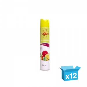 12 x Fusion air freshener - Lemon/Citrus Zing