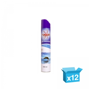12 x Fusion air freshener - Ocean Breeze - Single Can
