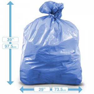 18x29x39 heavy duty Blue refuse sacks