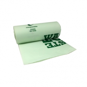 Compostable 10lt liner 450x450mm, 18x18", single roll
