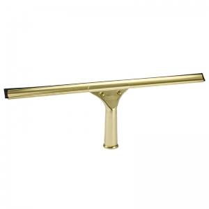 16" brass squeegee complete