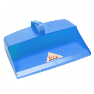 Plastic enclosed dustpan Blue