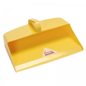 Plastic enclosed dustpan Yellow