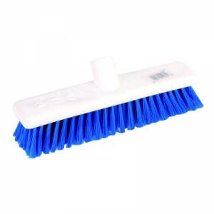12" Hygienic broom head blue soft