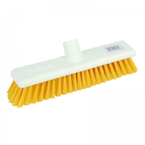 12" Hygienic broom head yellow soft