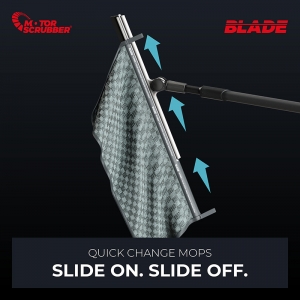 MotorScrubber Blade flat mopping frame