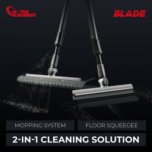 Scrub head for MotorScrubber Blade flat mopping system