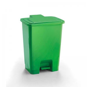 30 Litre Economy Plastic Pedal Bin - Green