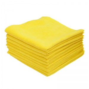 10 x Yellow Microfibre cloth 40cm