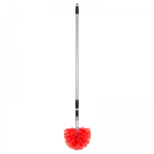 Telescopic extension dome headed duster complete handle & head