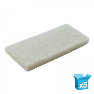 White scrub / polishing pad doodlebug type