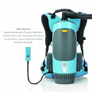 i-Team i-Move 2.5B ergonomic battery backpack vacuum - batteries not included