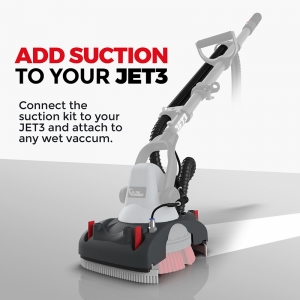 Suction kit for MotorScrubber Jet3 or M3 - attaches to wet vac or scrubber dryer