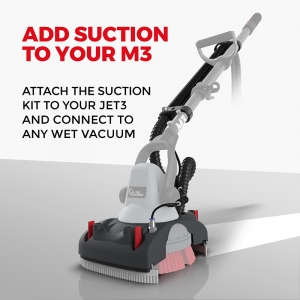 Suction kit for MotorScrubber Jet3 or M3 - attaches to wet vac or scrubber dryer