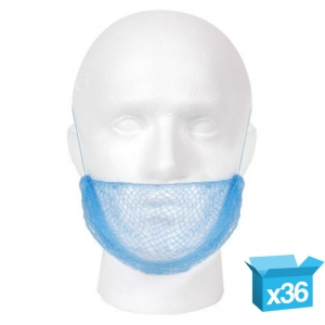 Blue disposable Beard Nets