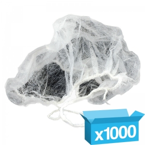 White disposable non woven Beard Mask 100s