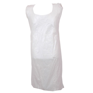 White aprons 27x46 inch, 10x100