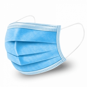 Blue surgical face masks high filtration with loops - DK01 Type