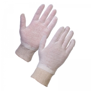 12 x Stockinette cotton liner gloves