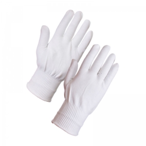 Nylon seamless fine knitted gloves S 8