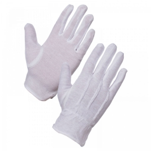 Cotton micro dot handling gloves