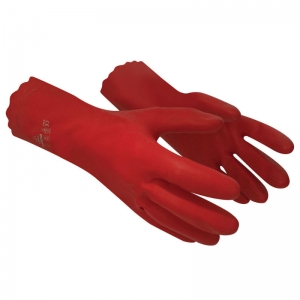 Latex free cleaning glove Red Medium