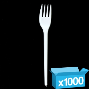 Disposable plastic forks