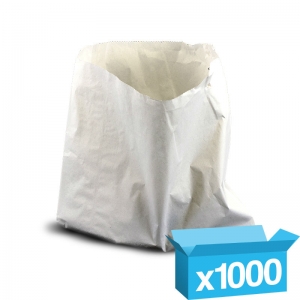 7x7" white sulphite bags