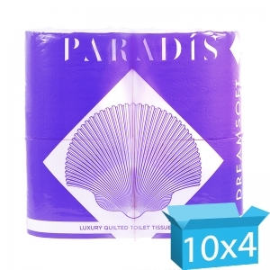 Paradis Dreamsoft 3ply white Triple Quilted pure virgin luxury toilet rolls 170 sheet