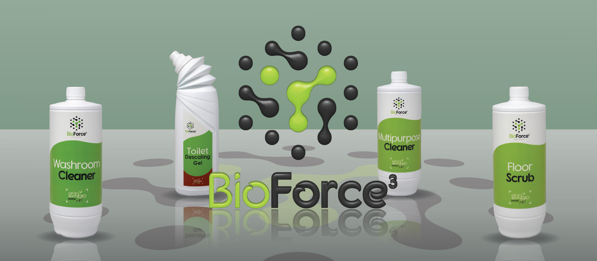 BioForce3. Professional synbiotic cleaning products.