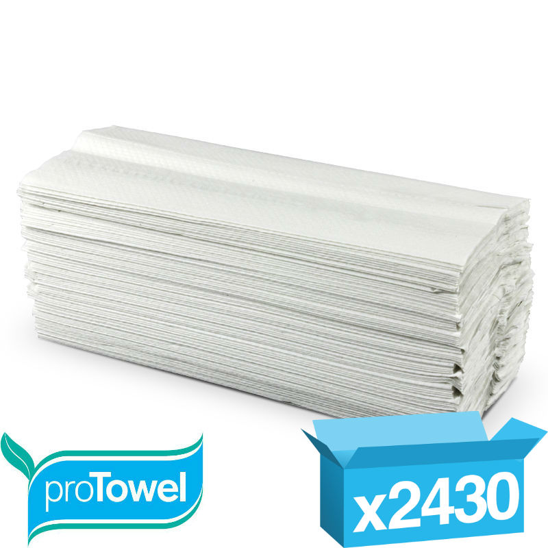 2ply white c-fold proTowel hand towels