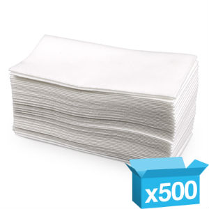 Luxury linen type white napkins/hand towels rectangular