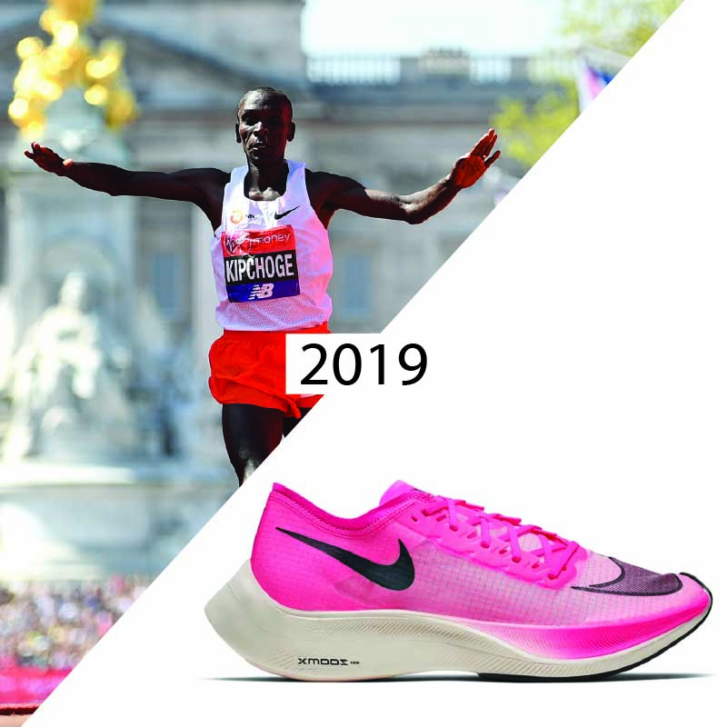 Eliud Kipchoge's running shoes 2019