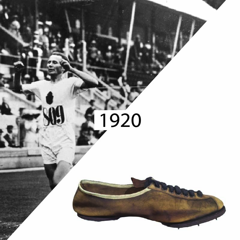 Hannes Kolehmainen's running shoes 1920